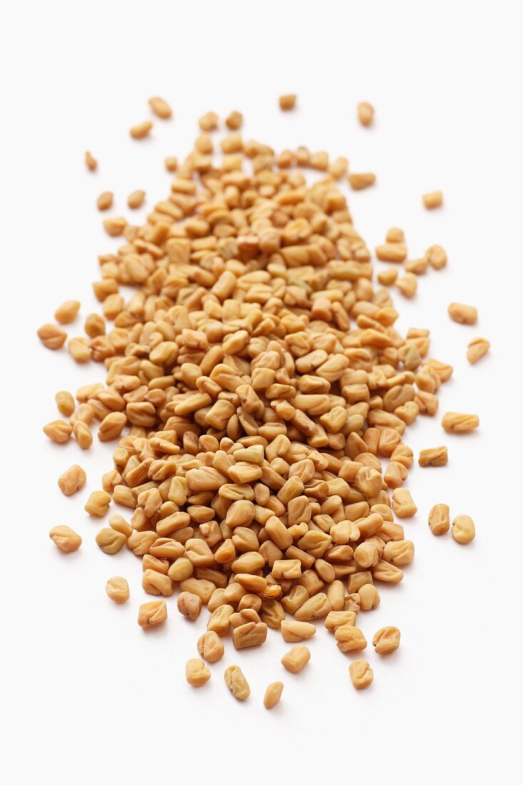 A pile of fenugreek seeds