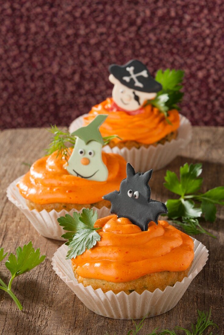 Cupcakes für Halloween