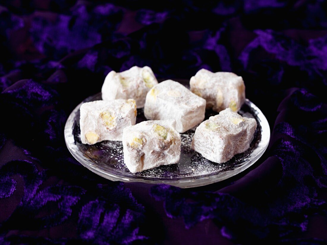 Turkish Delight with pistachios
