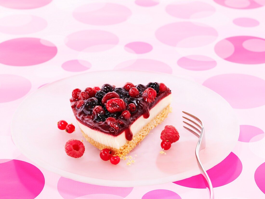 Cheesecake with Berry Topping