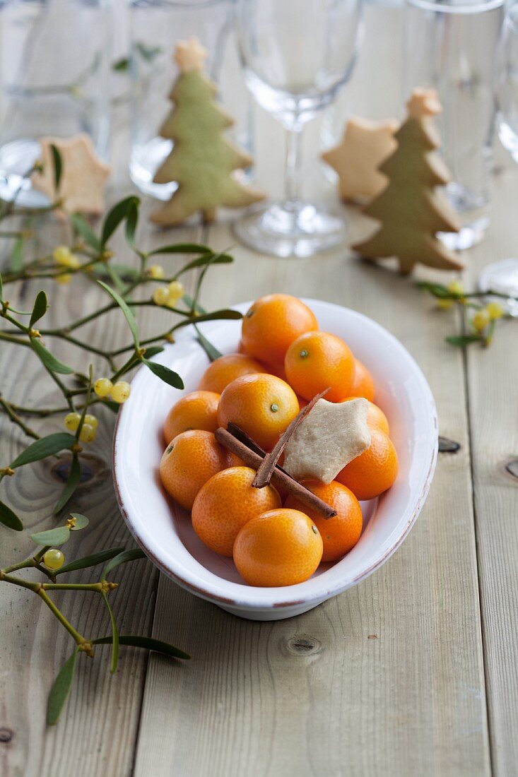 Kumquats and mistletoe