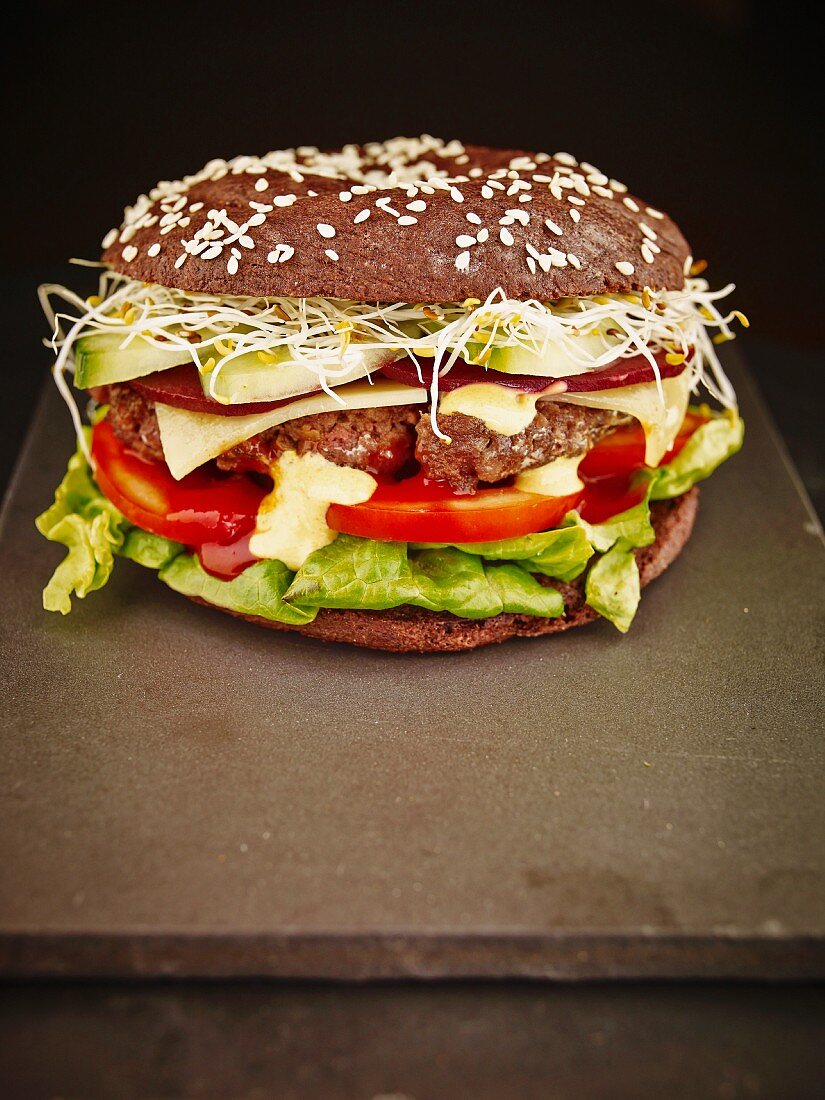 Vollwert-Hamburger