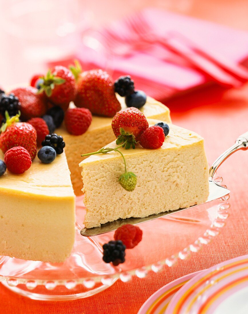 Beeren-Cheesecake