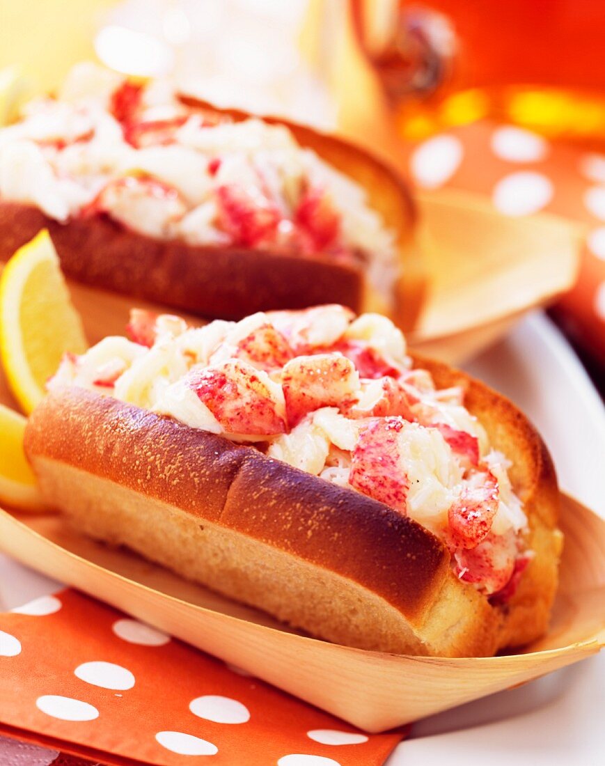Lobster Rolls (Brötchen mit Hummerfleisch, USA)