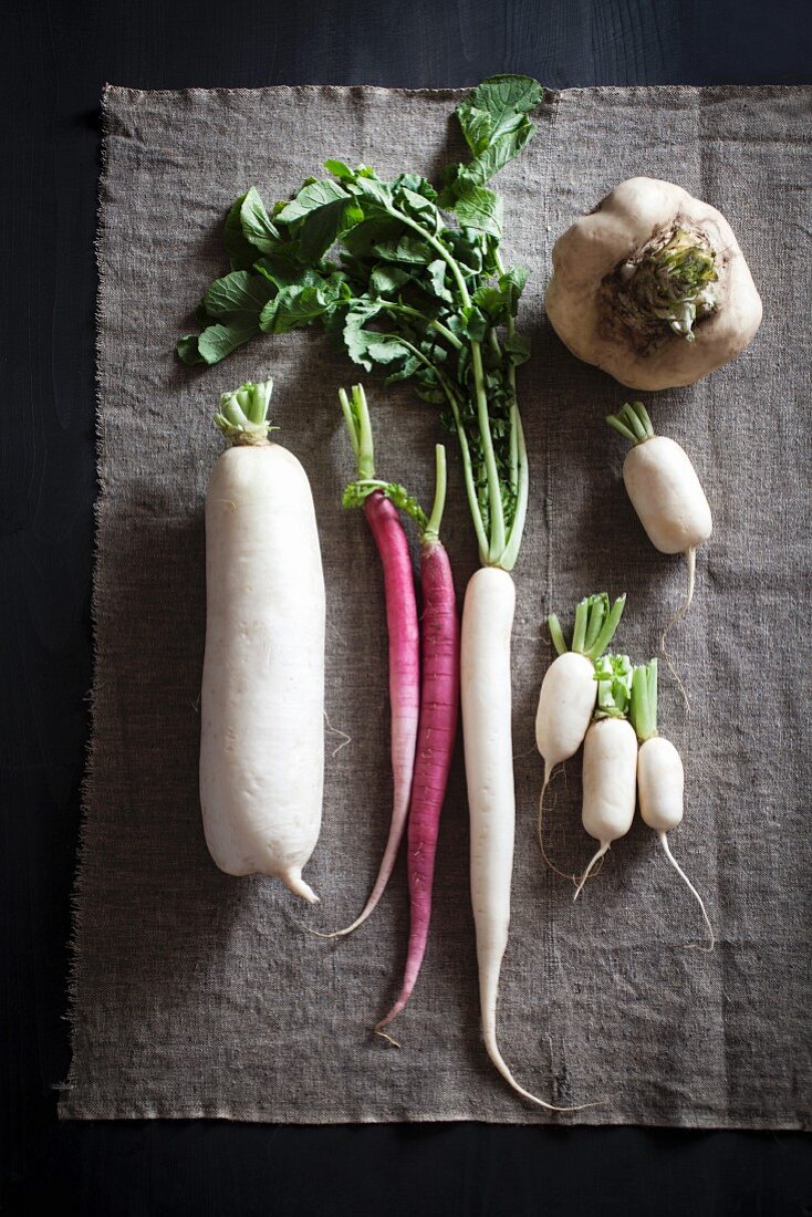 An arrangement of turnips