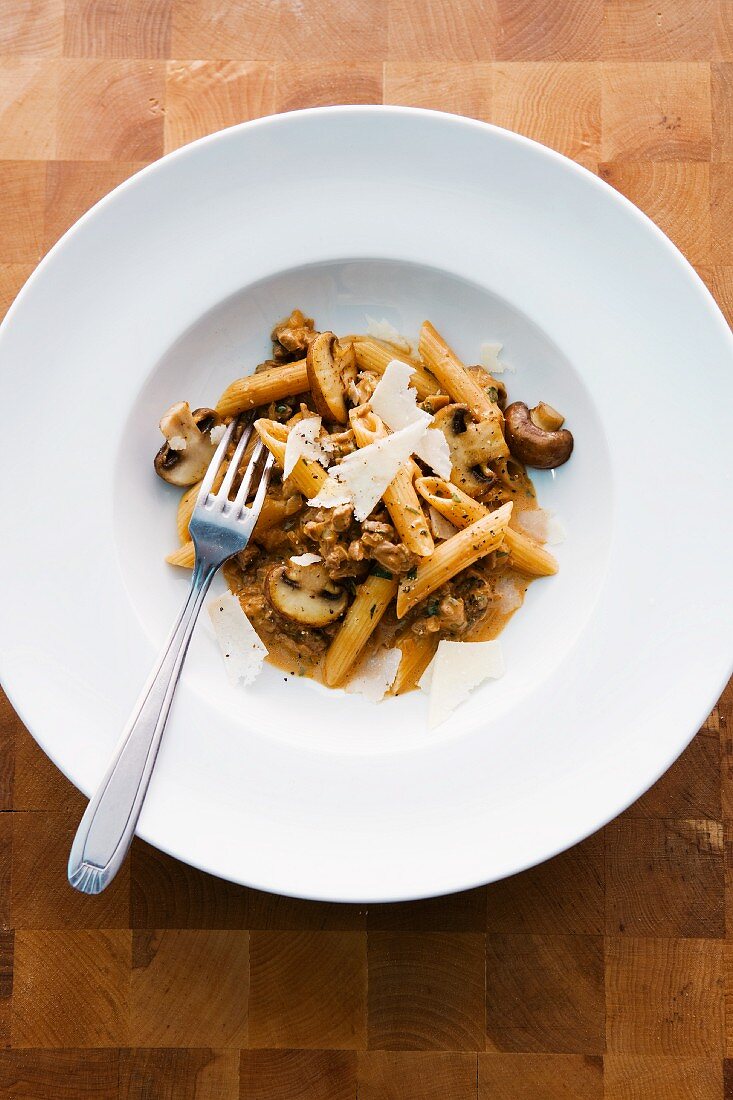 Penne with ox ragout