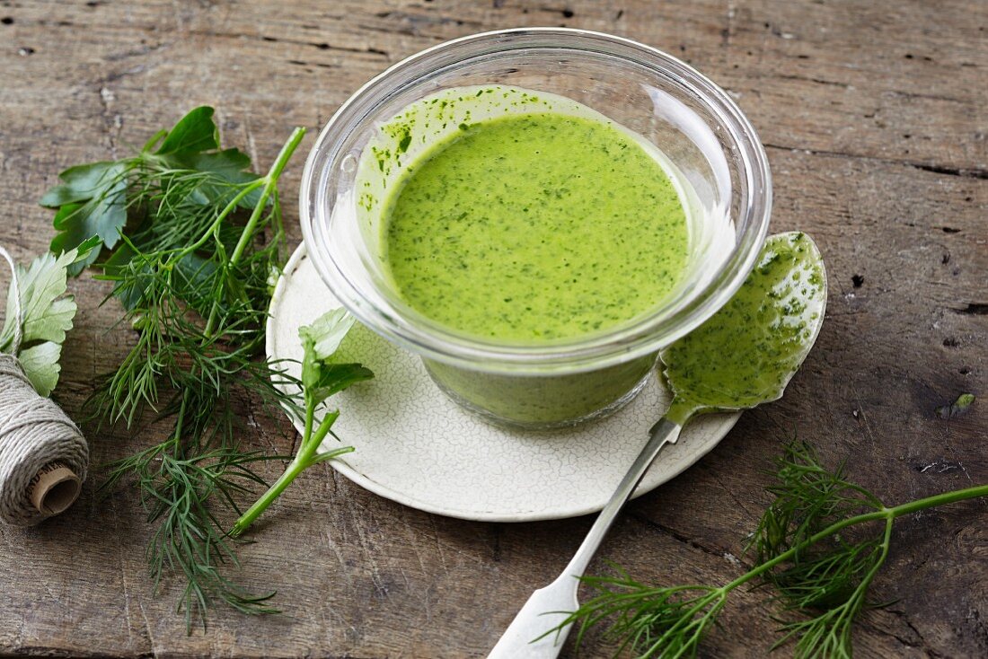 Herb miso dressing