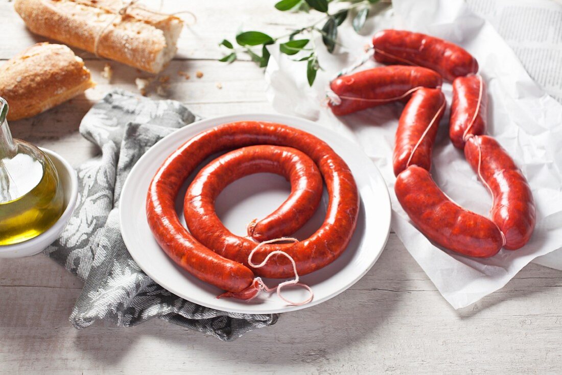 Chistorra (Wurst aus Navarra, Spanien)