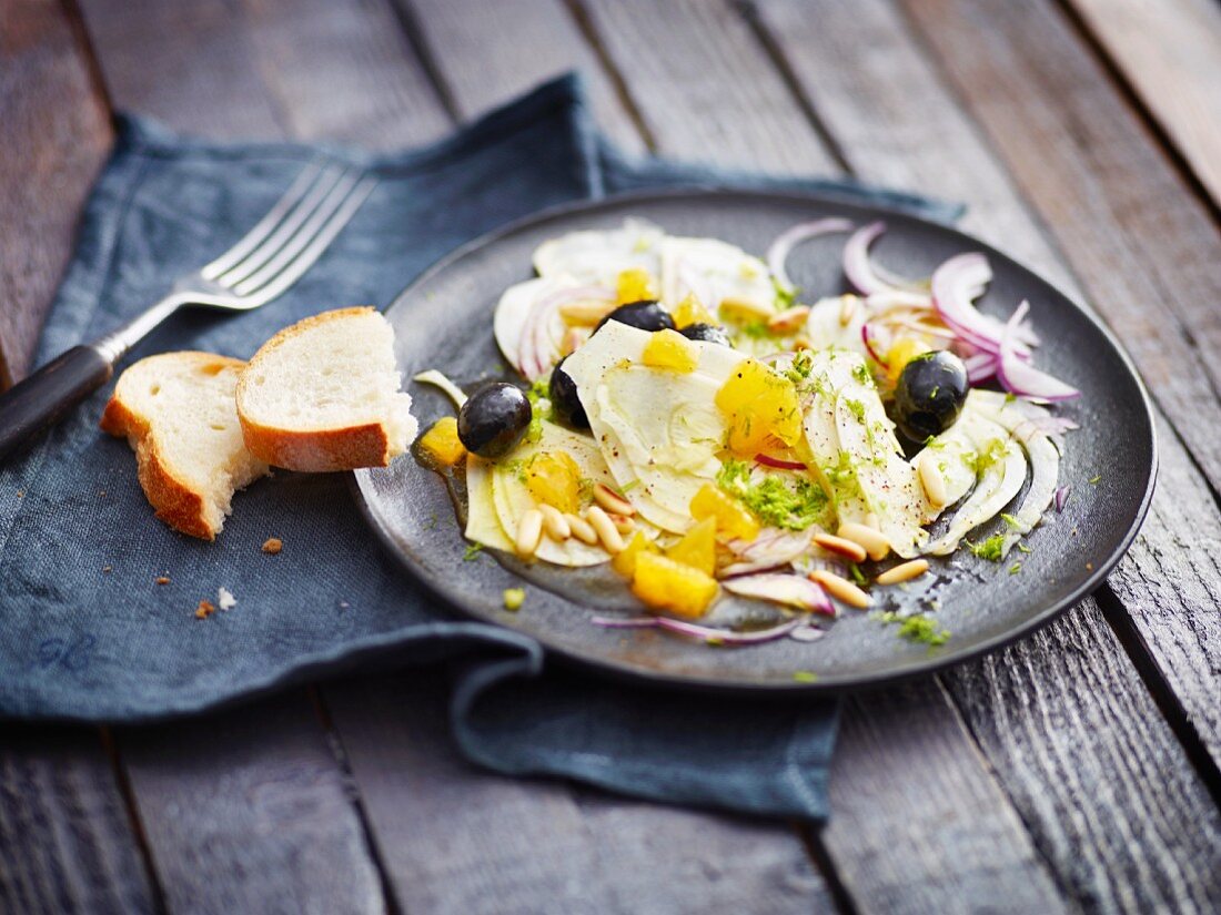 Fenchel-Carpaccio mit Orange