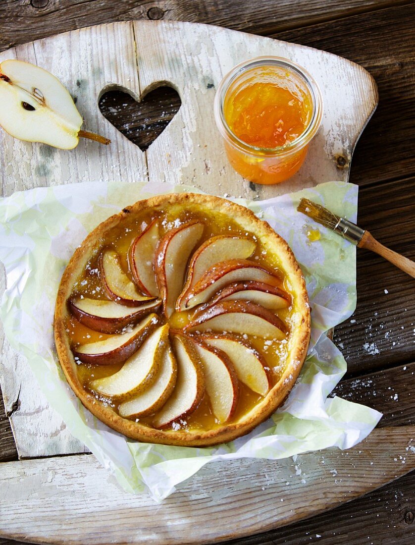 Pear tart