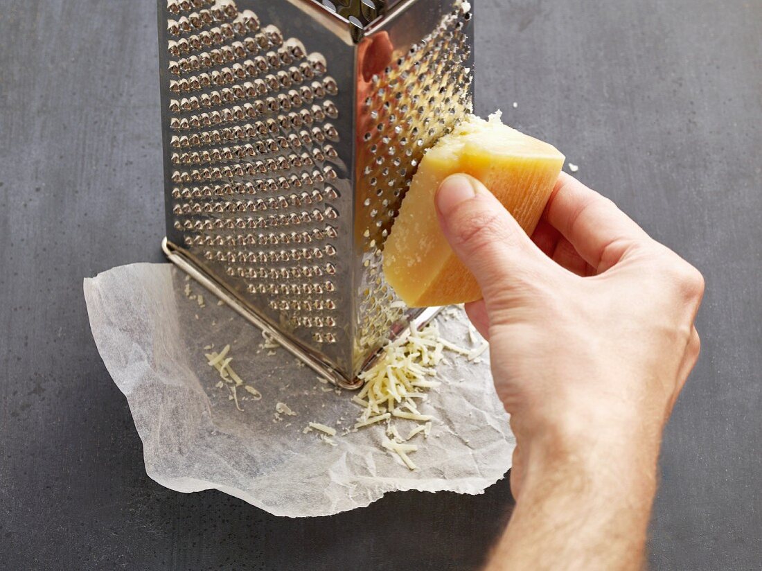 Grating Parmesan