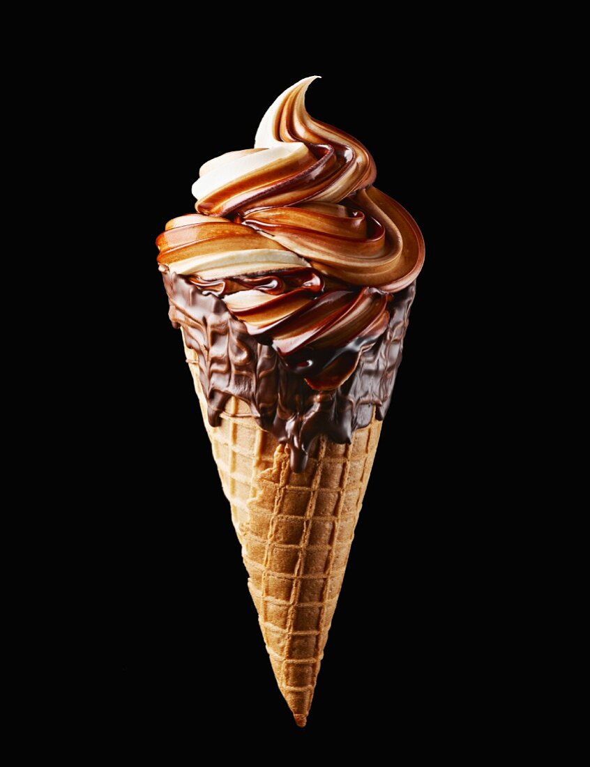 Chocolate ice deals cream cones