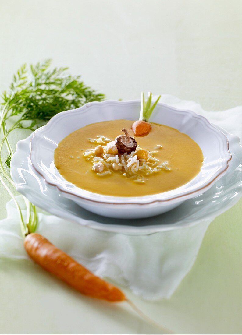Vegan carrot soup