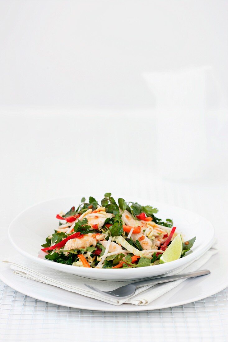 Sweet-and-sour chicken salad