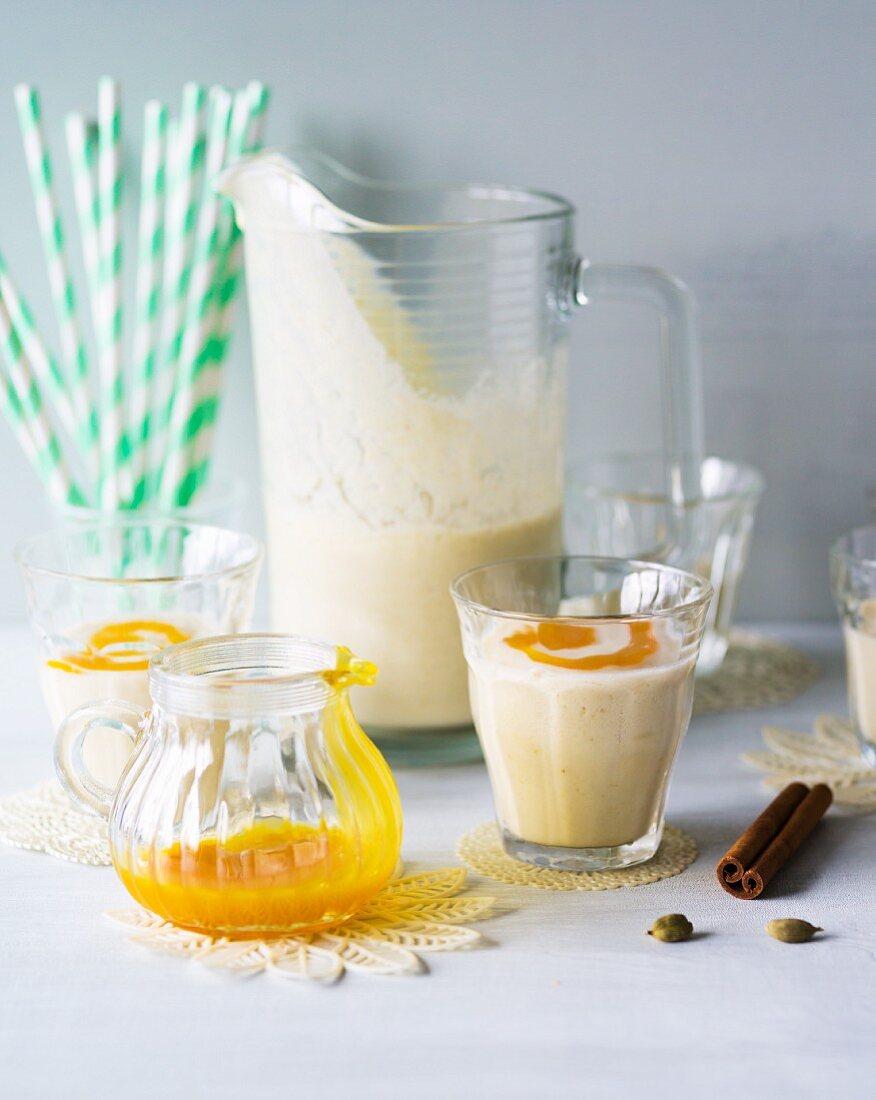 Spicy Orange: a smoothie made with spices, oranges and quark