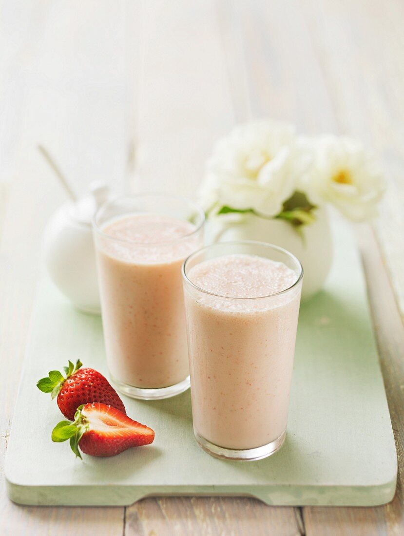 Strawberry and banana smoothie