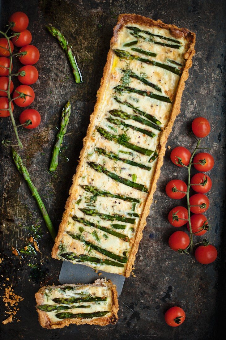 Spargel-Tarte