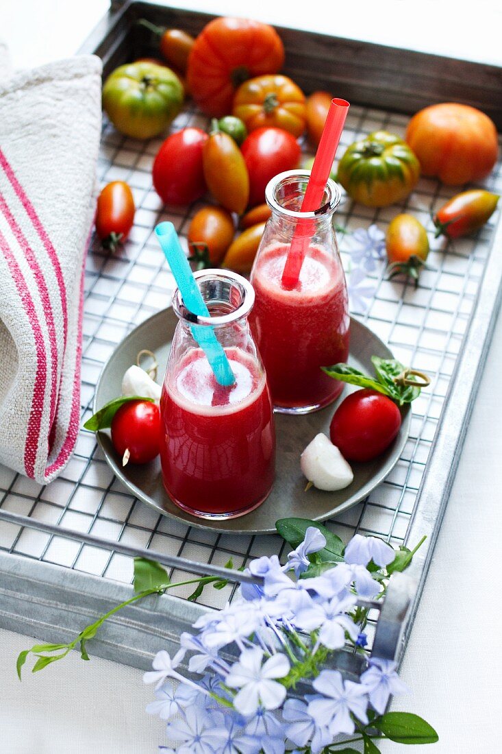 Fresh tomato juice