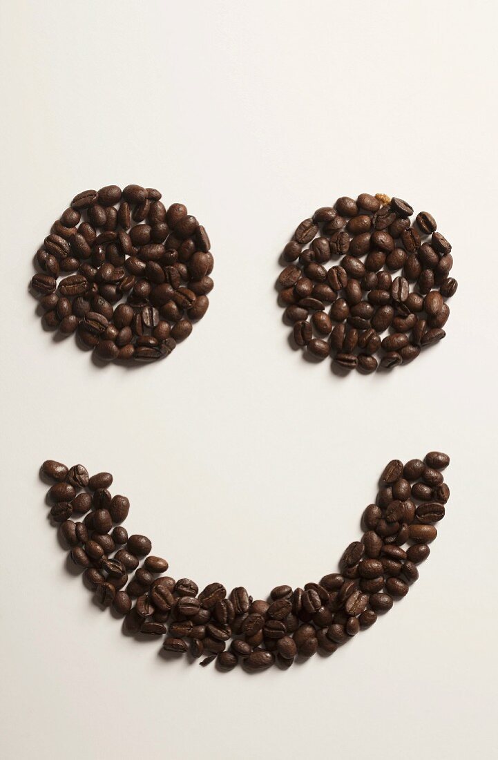 Kaffeebohnen Smiley