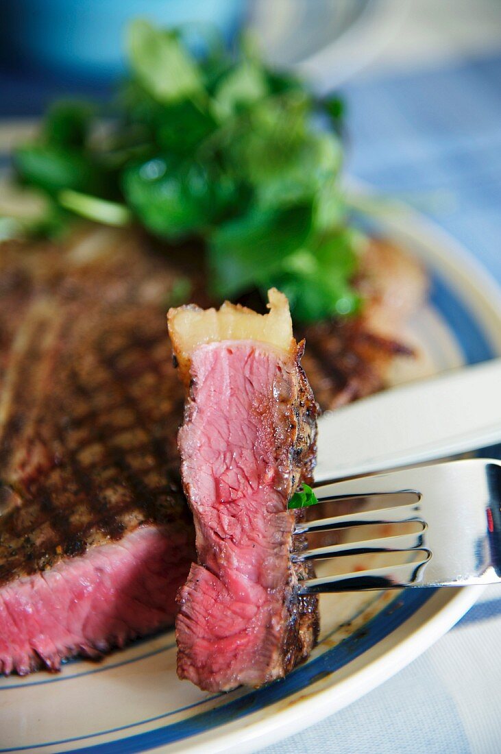 Bistecca alla fiorentina (T-bone steak Fiorentina, Italy)