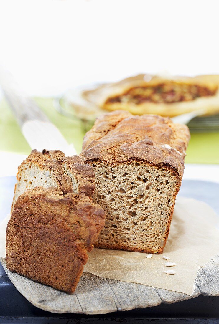 Wholegrain bread, sliced