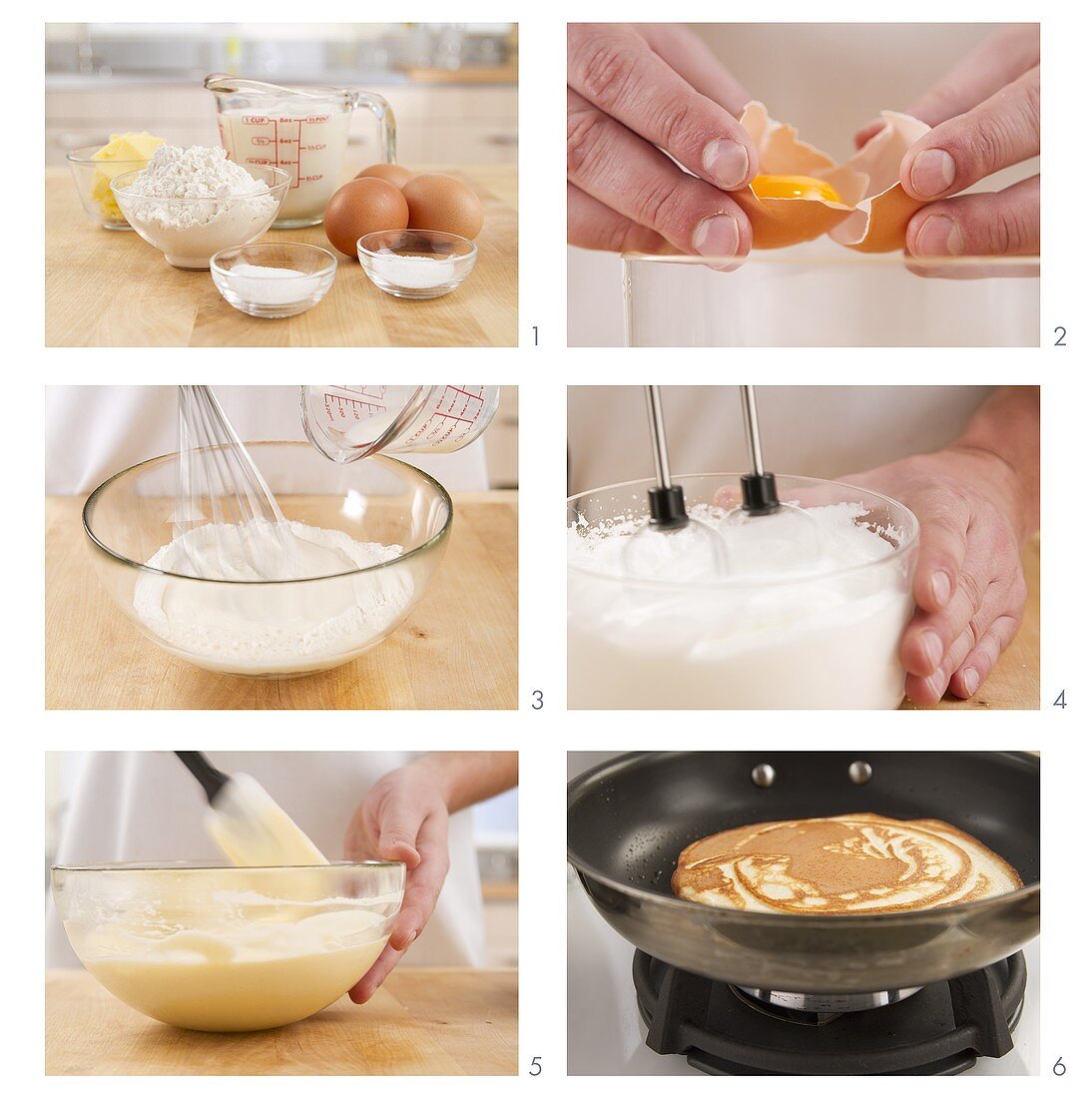 Pfannkuchen zubereiten