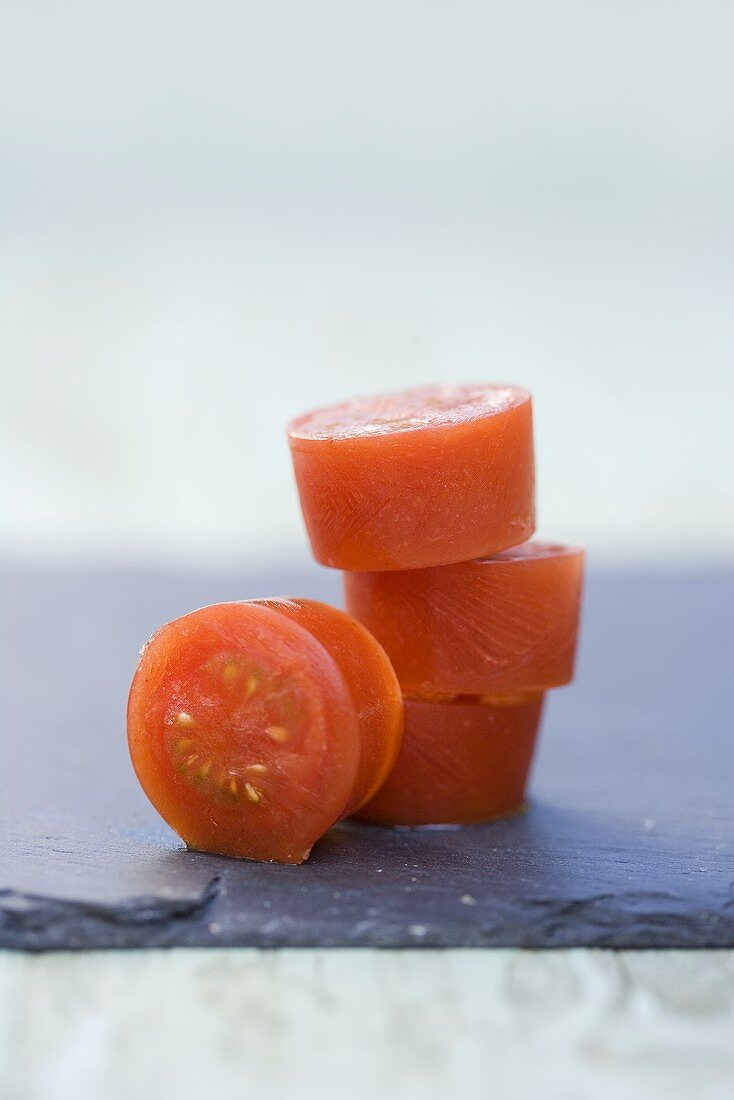 Tomato ice cubes