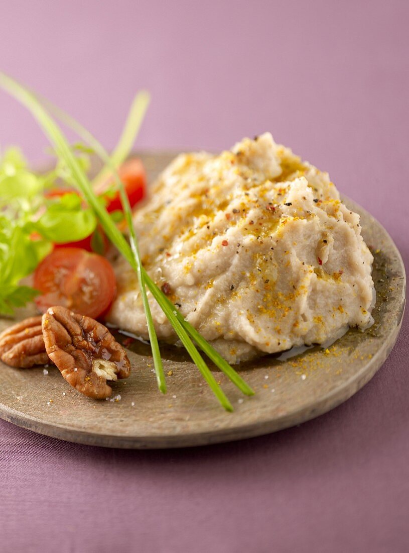 Mashed chestnuts with celery