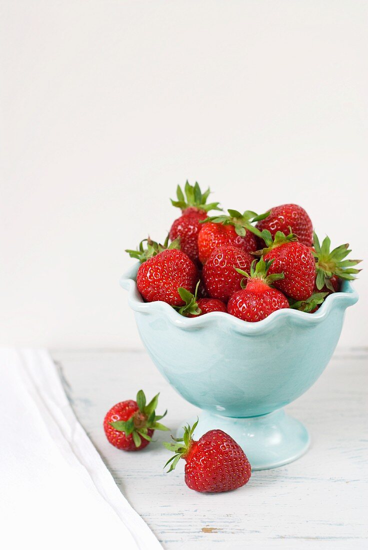 Maine Grown Strawberries in a Bowl