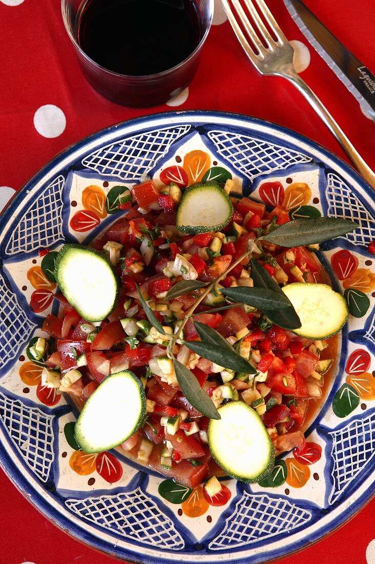 Tomaten-Zucchini-Salsa