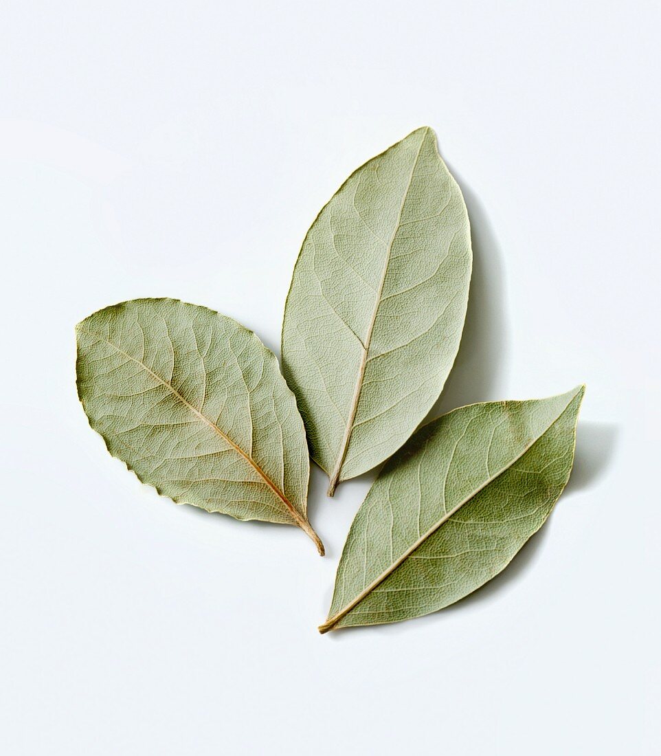 Three bay leaves