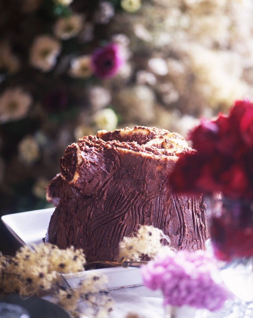 Buche De Noel (Weihnachtskuchen aus Frankreich)