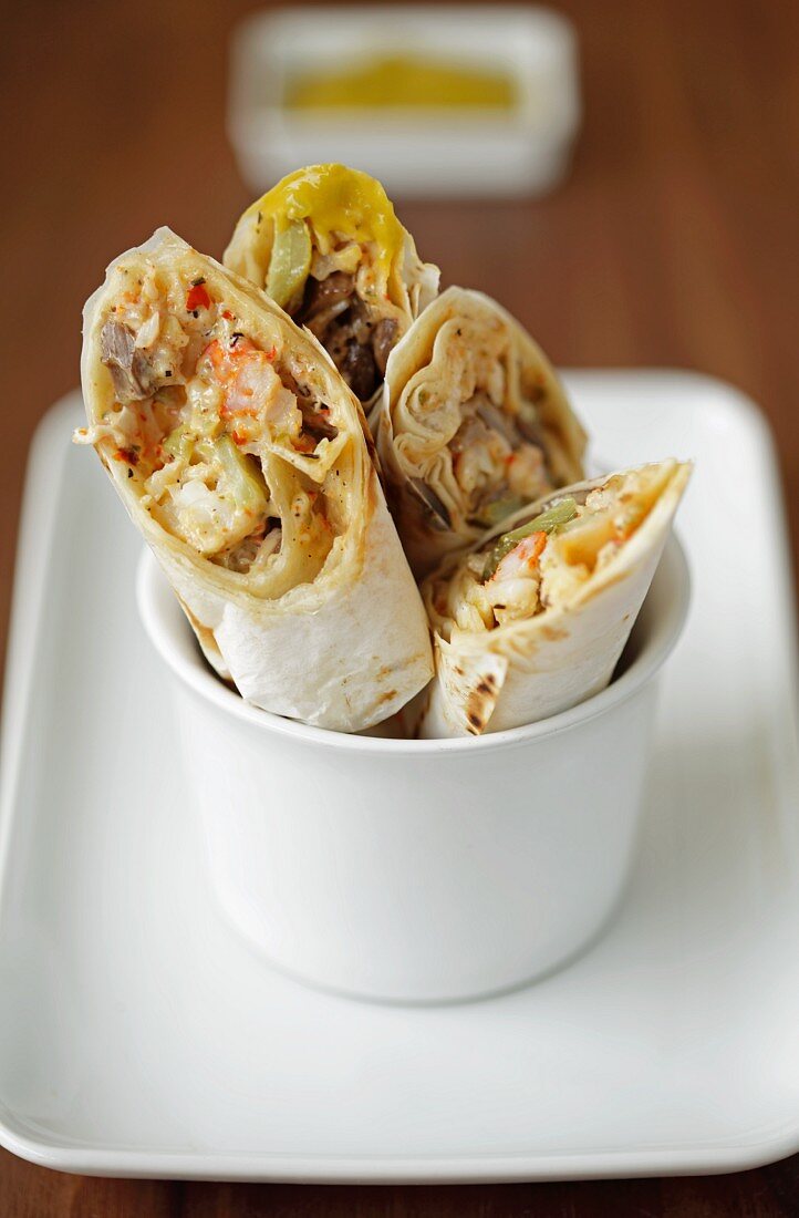 Prawn wraps