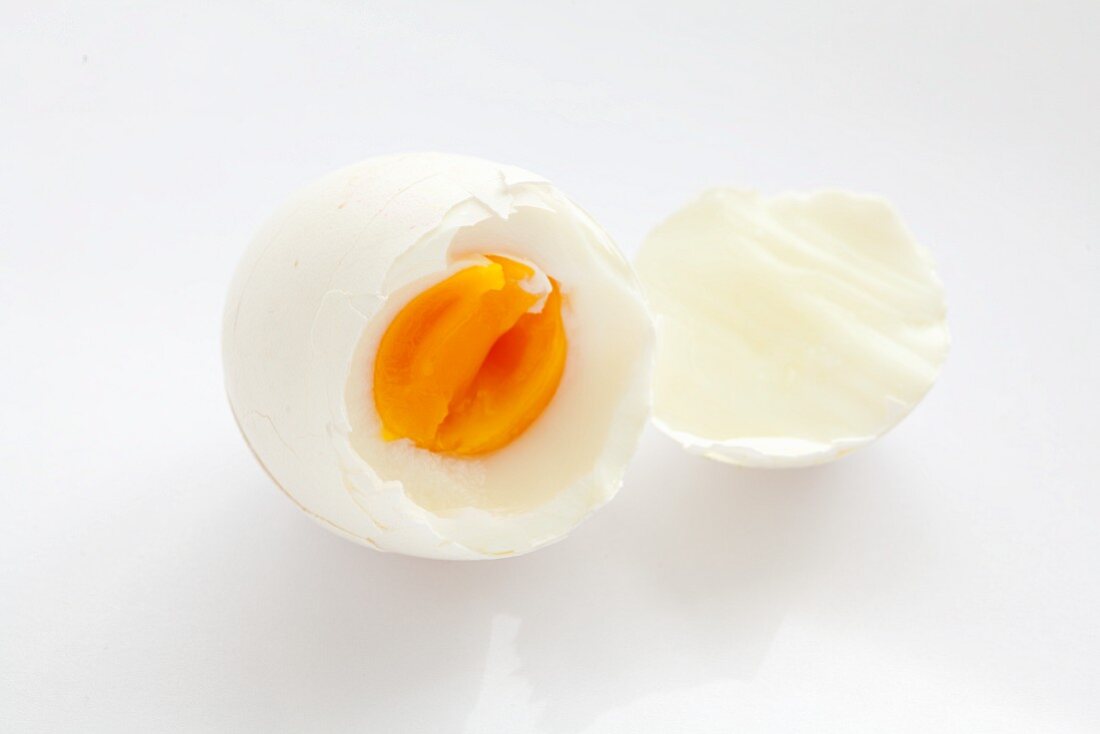 Ein gekochtes Ei