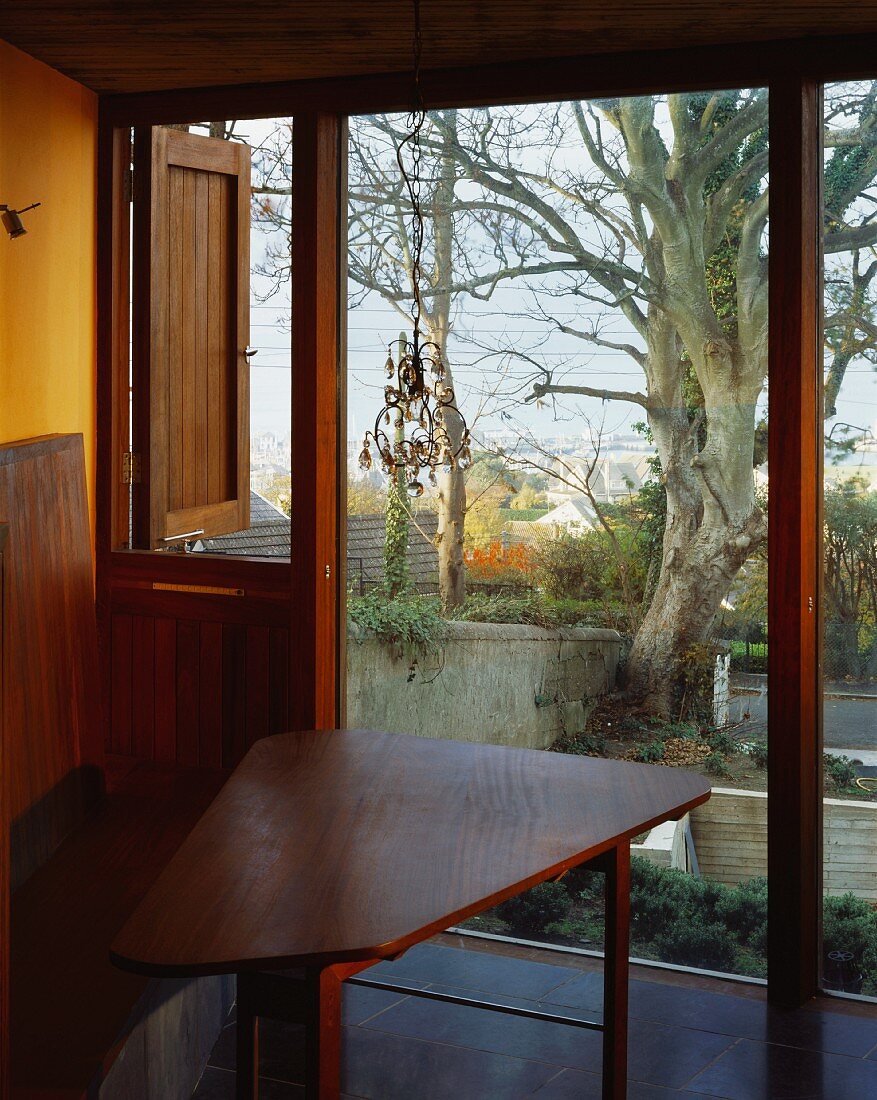 View of docks from dining room