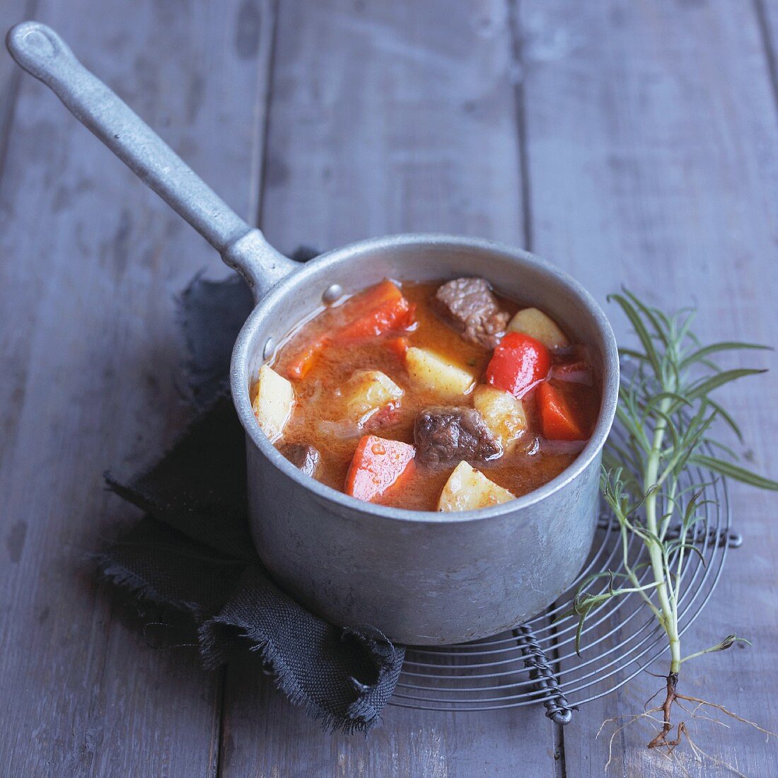 Goulash soup with potatoes