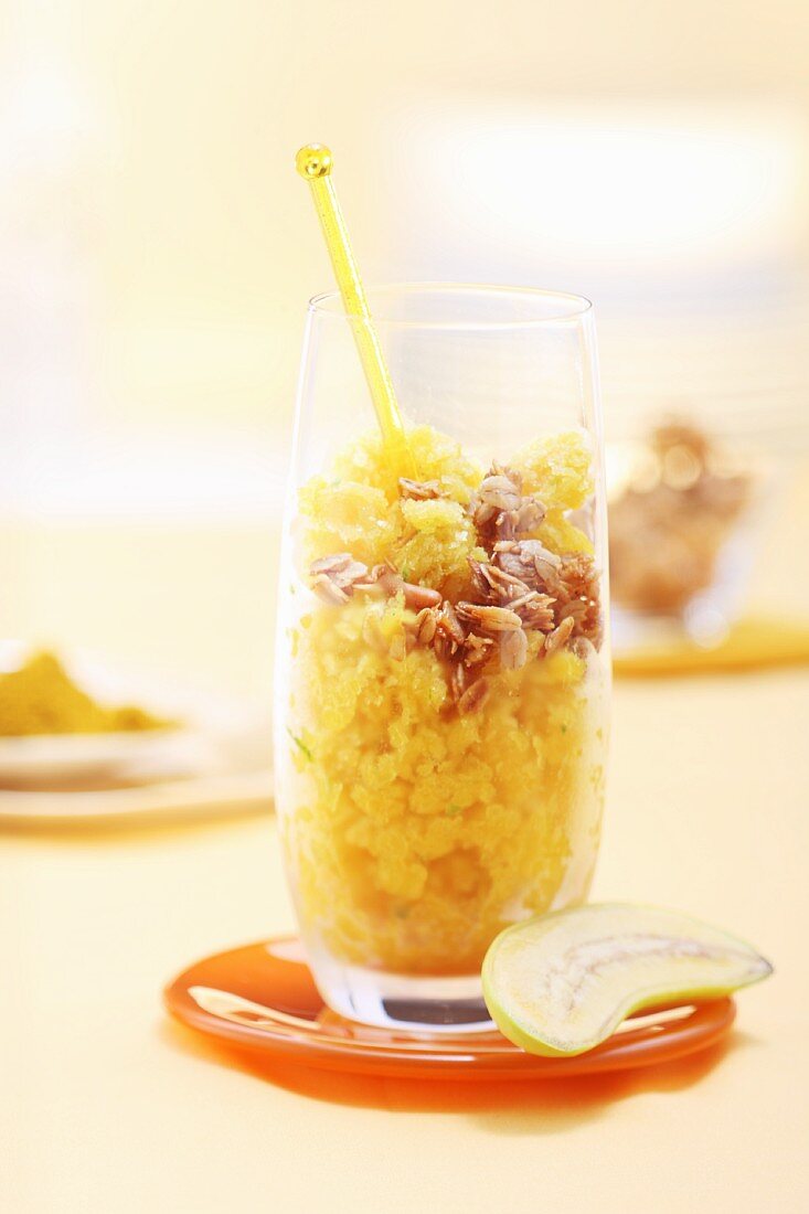 Banana granita