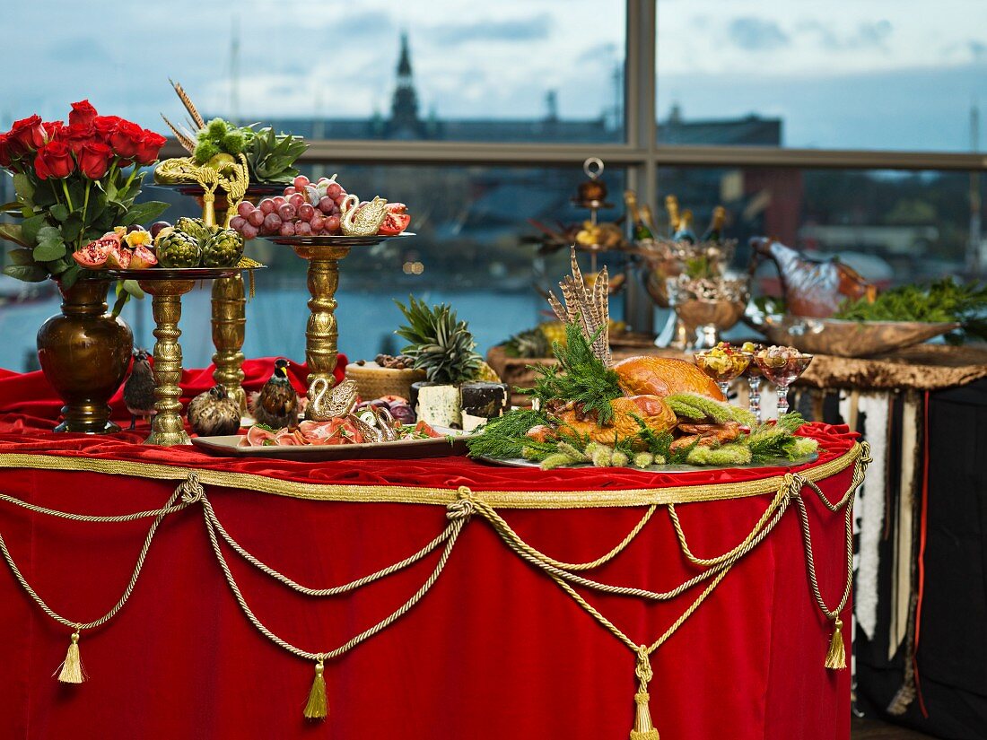 Julbord (a Swedish Christmas buffet)