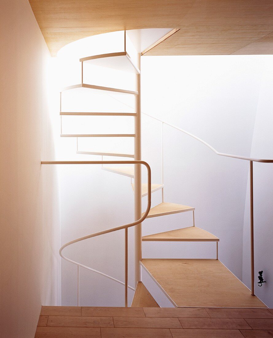 Modern spiral staircase