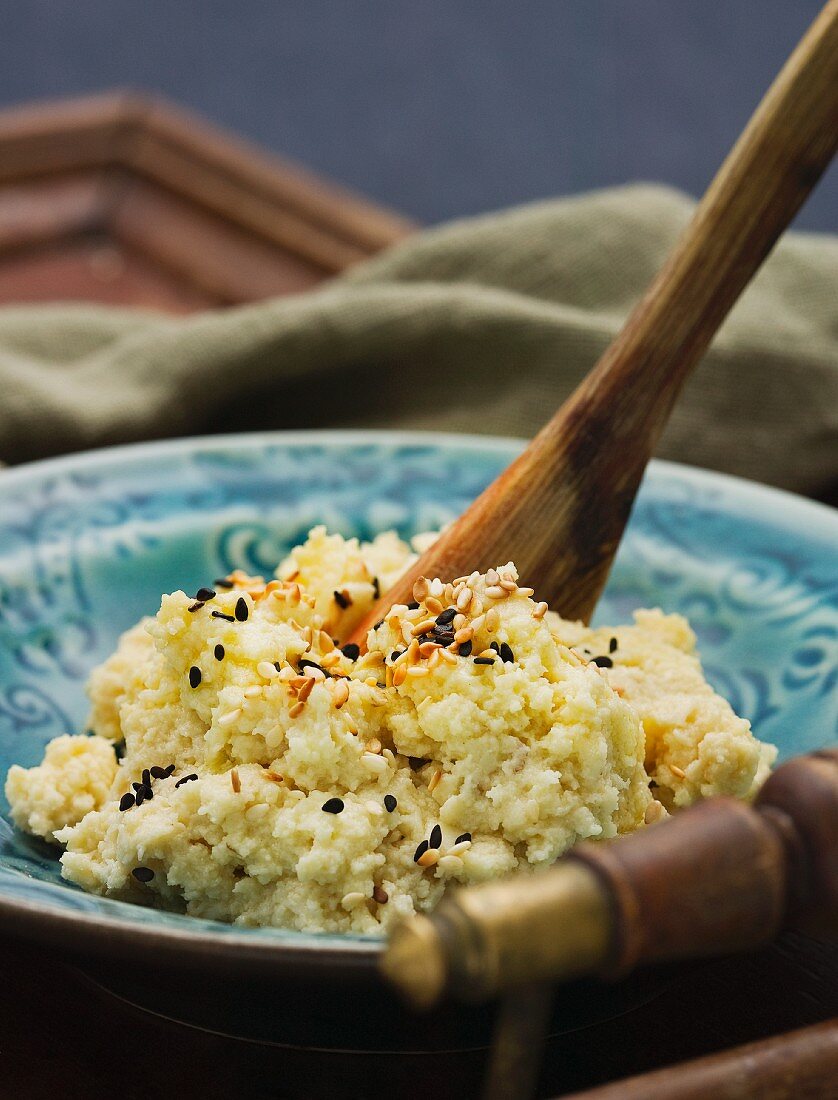 Cauliflower spread with toasted sesame