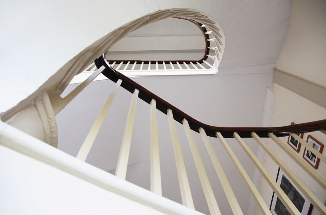 Stairwell in English manor house