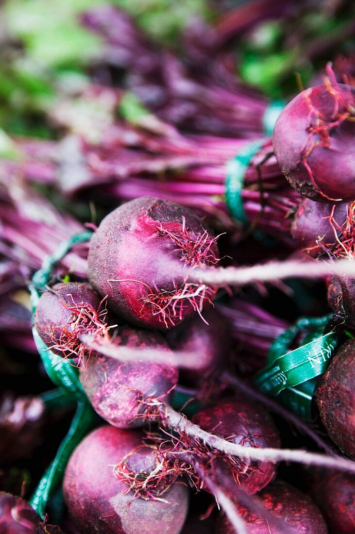 Rote Bete auf dem Markt