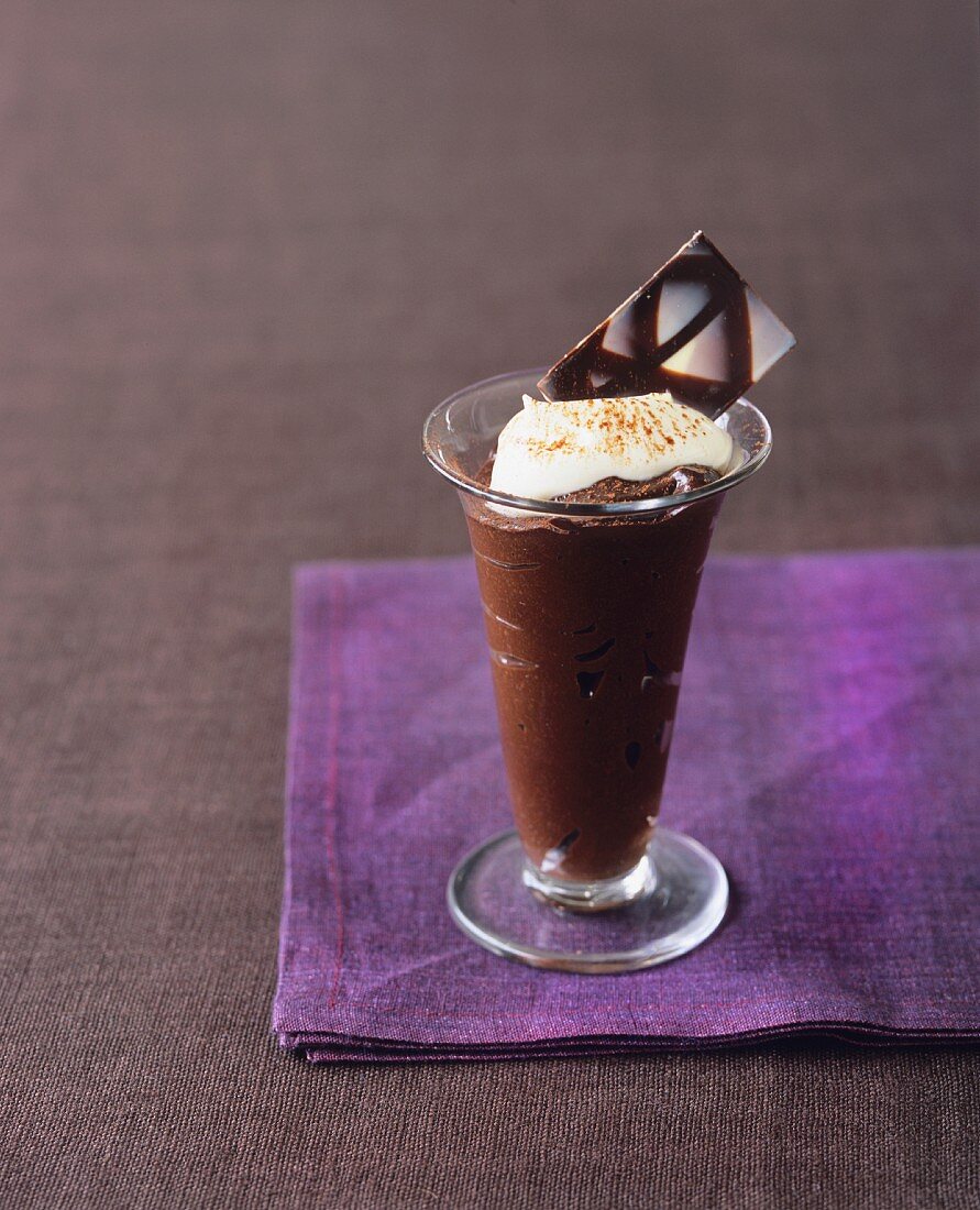 Mint chocolate mousse