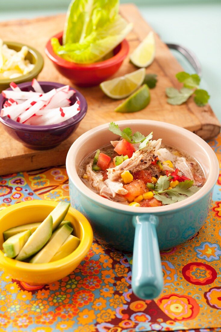 Posole (Mexican pork and vegetable stew)