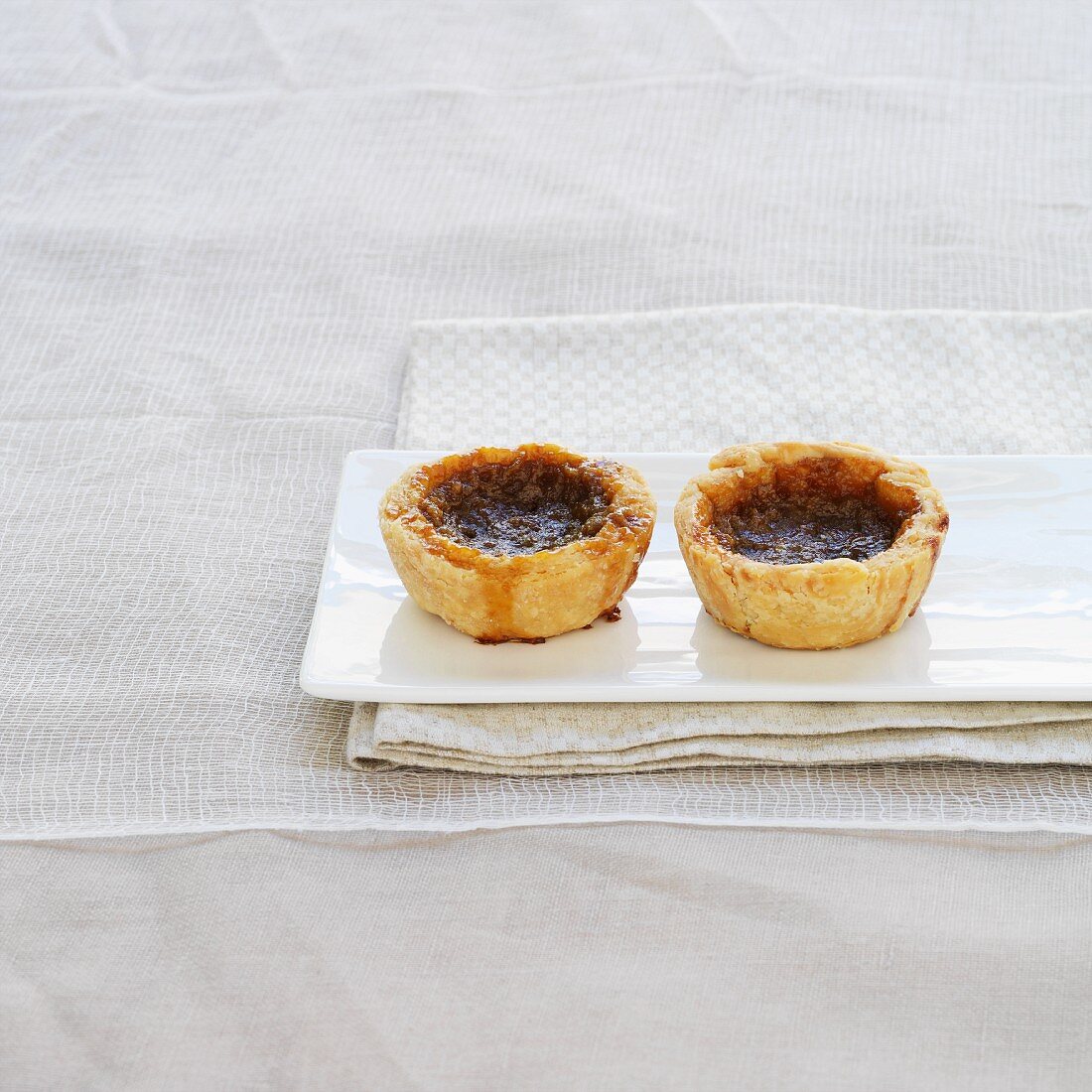 Two butter tarts