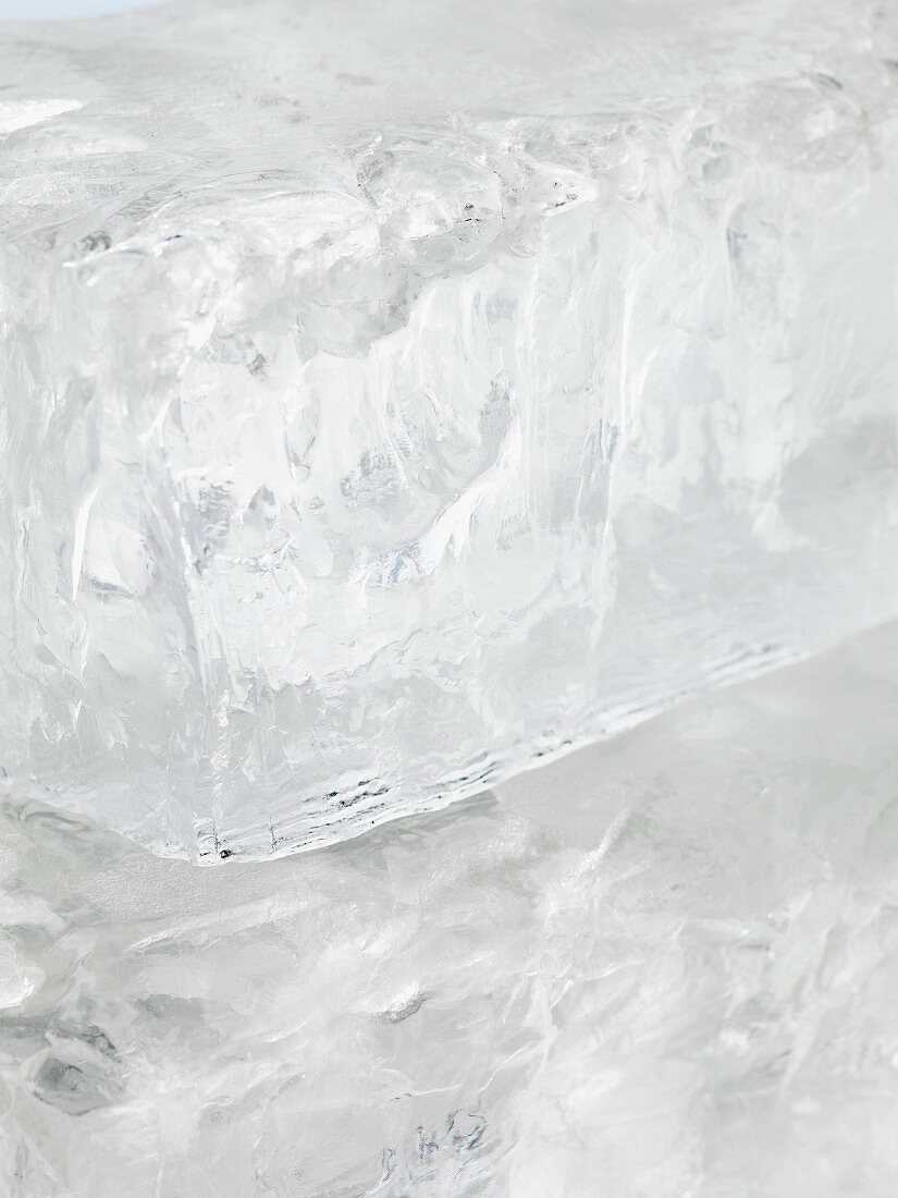 Block of ice (close up)