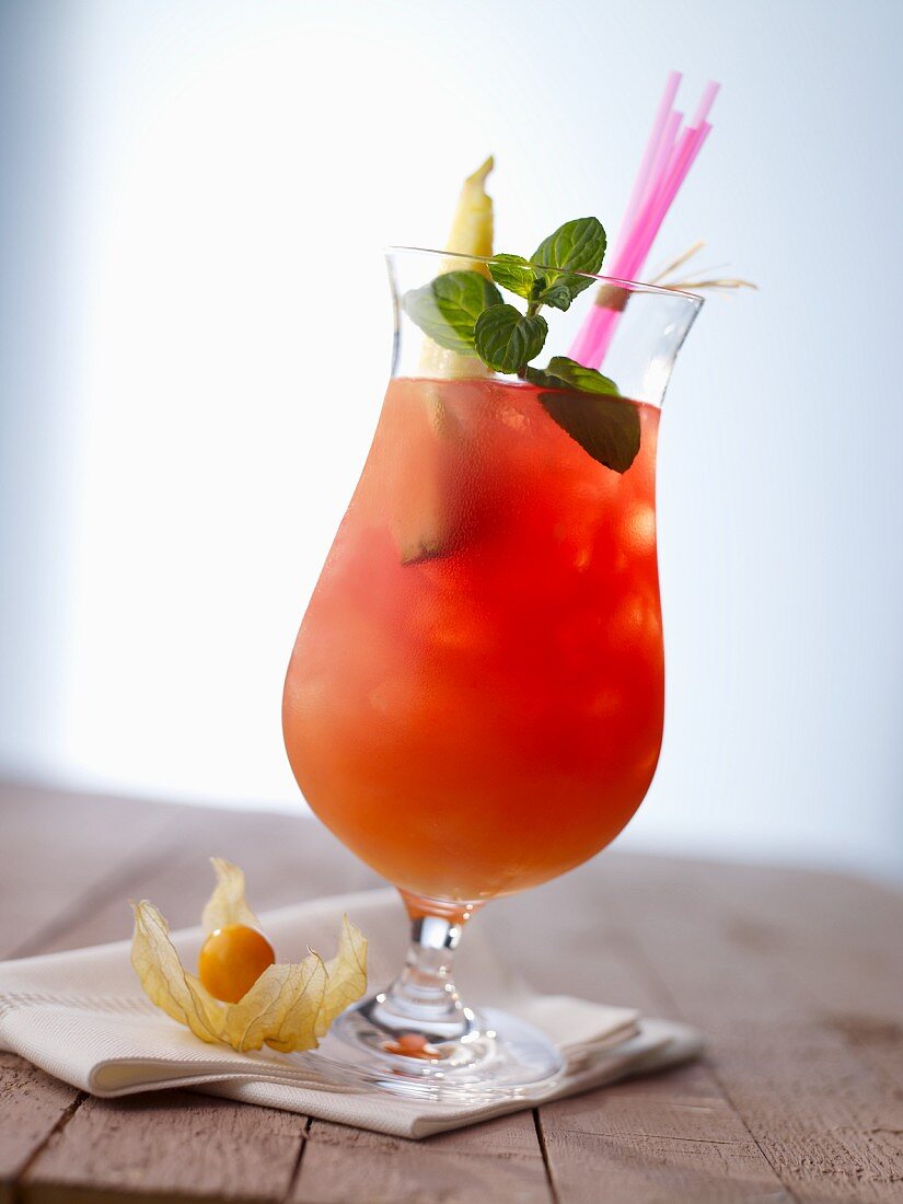 'All Together' (cocktail) with exotic fruit