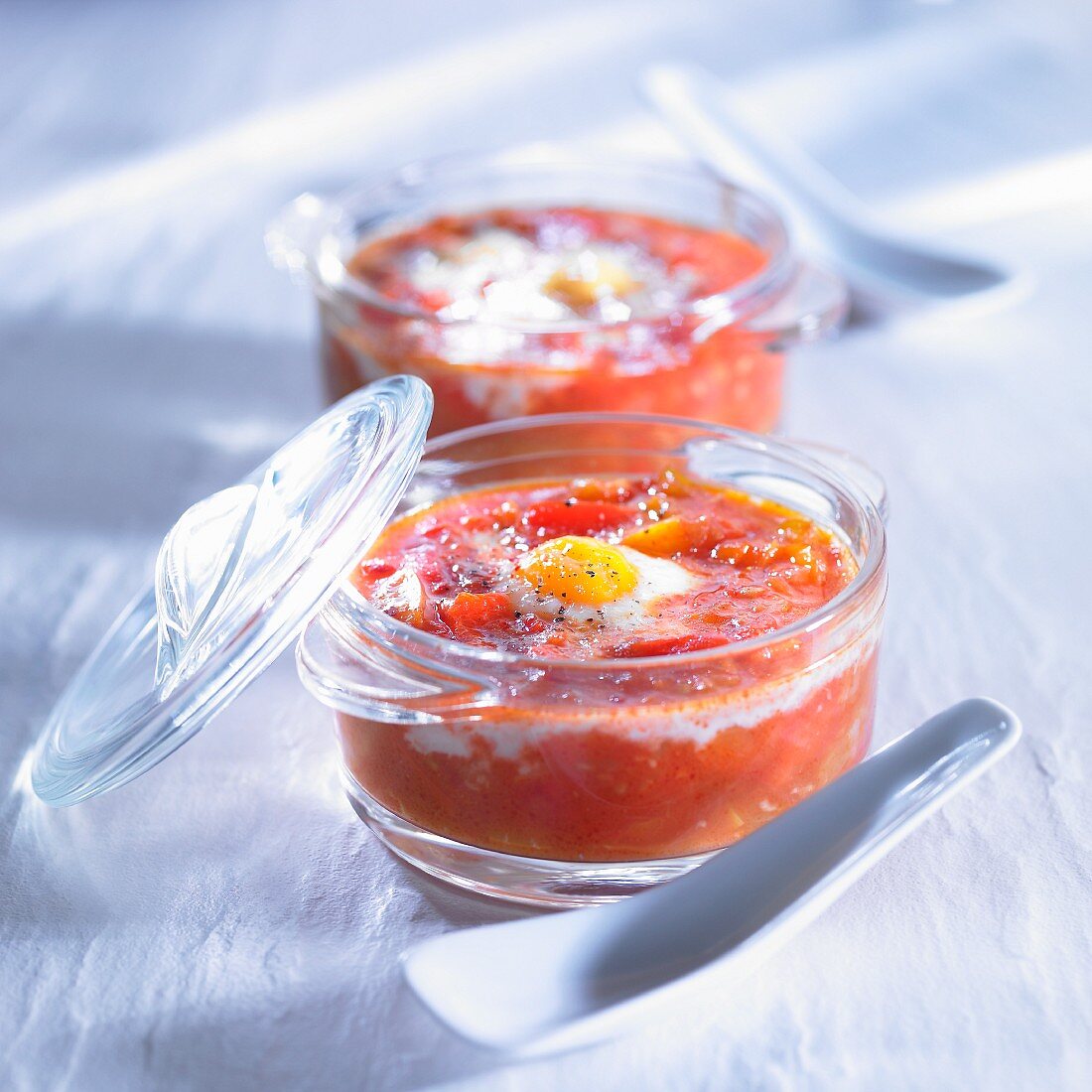 Paprika-Tomaten-Gemüse mit Ei (Baskenland)