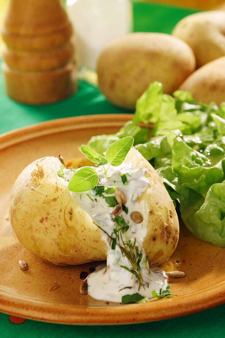 Kartoffel mit Kräuterquark (Pfalz)