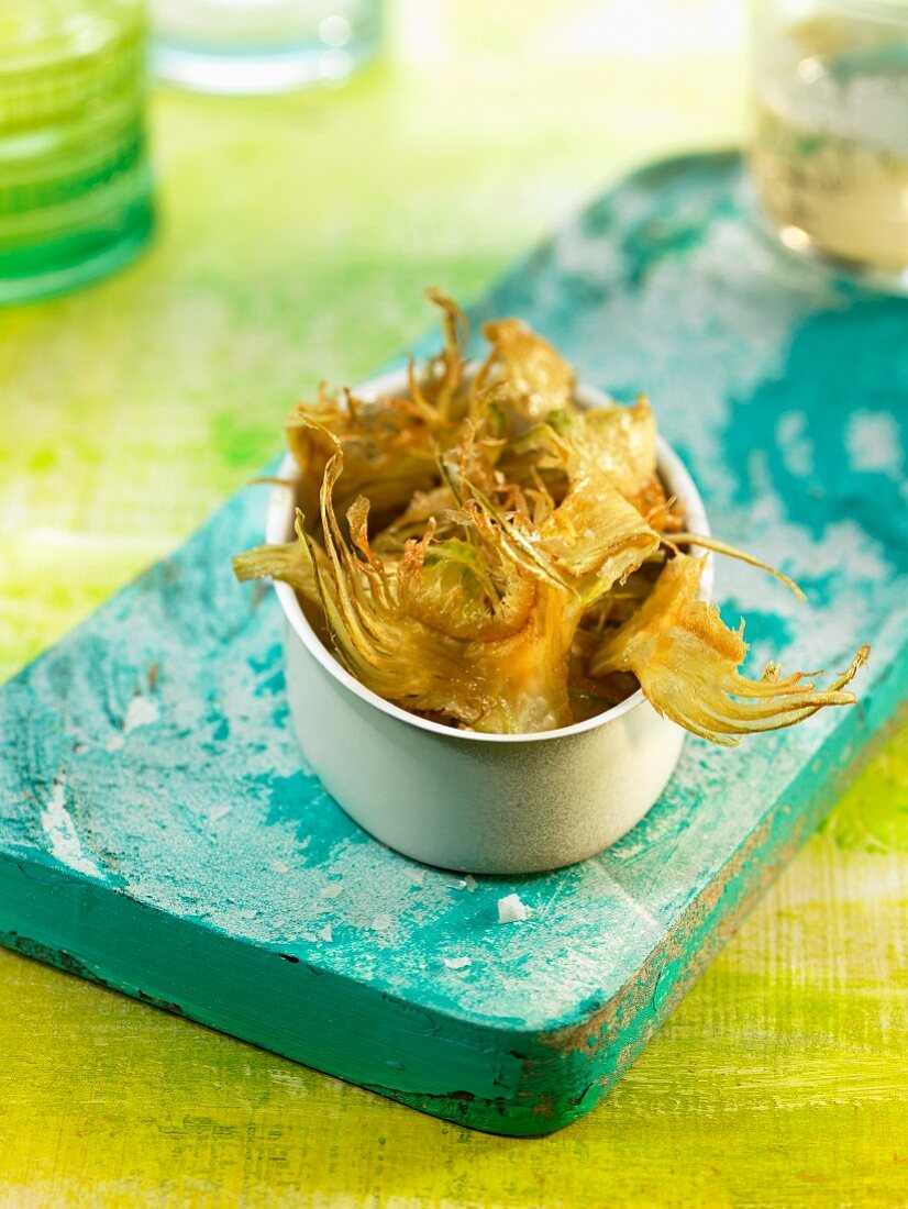 Artichoke crisps